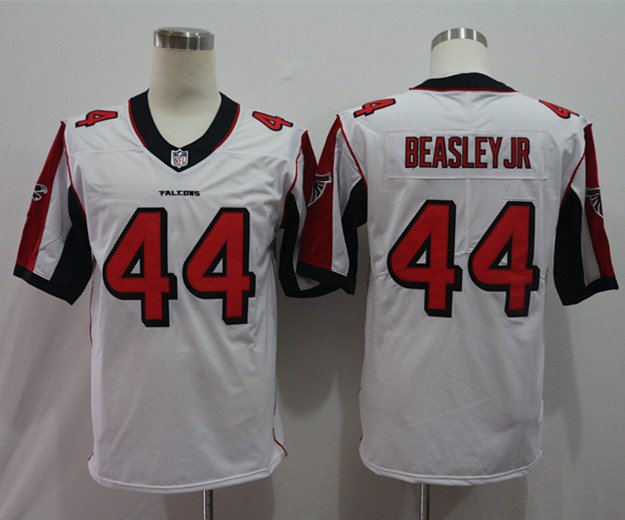 Men's Atlanta Falcons Vic Beasley Jr #44 White Jersey